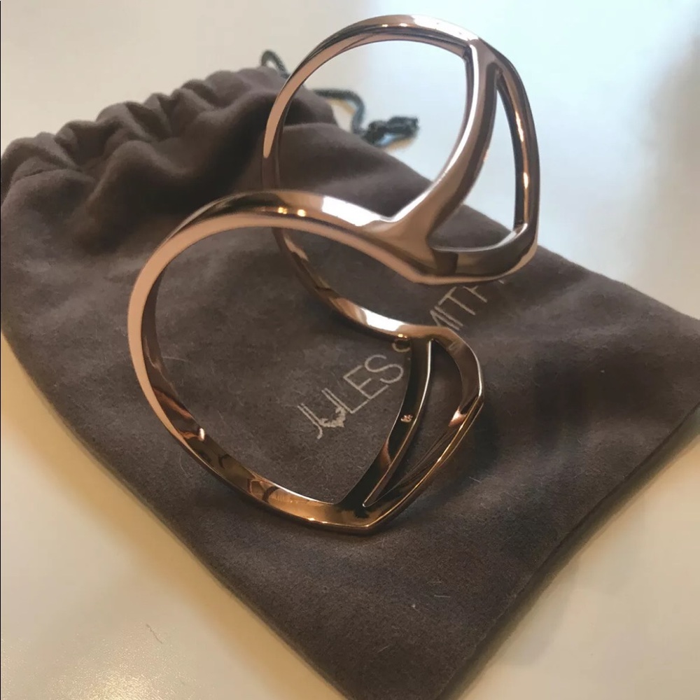 NWOT Jules Smith Jane Cuff Rose Gold Bracelet